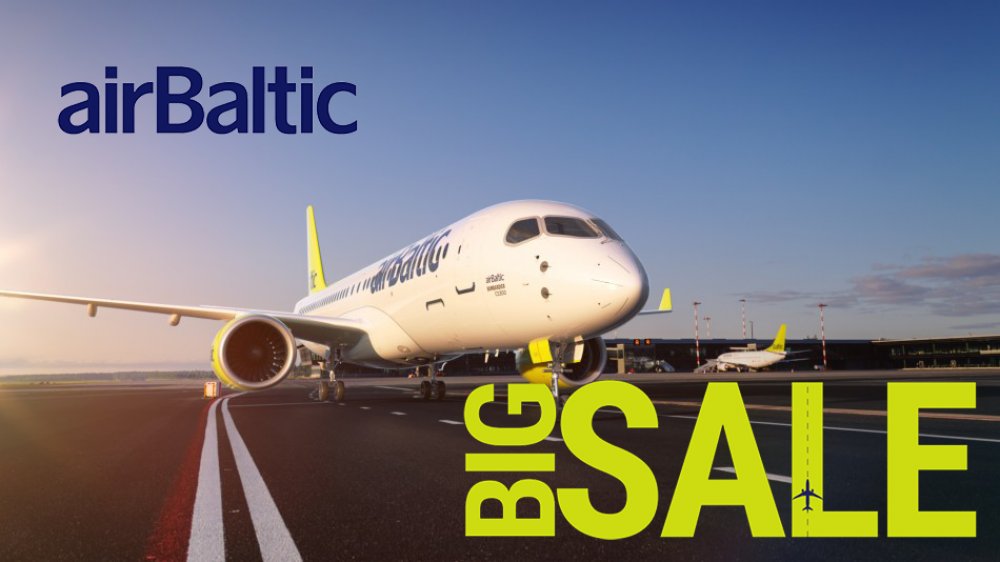 Распродажа билетов airBaltic BIG SALE