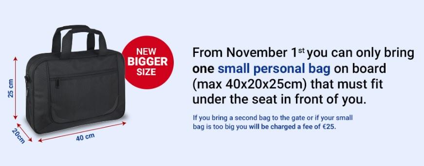 new rules for ryanair baggage