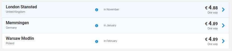 reisy ryanair from ukraine